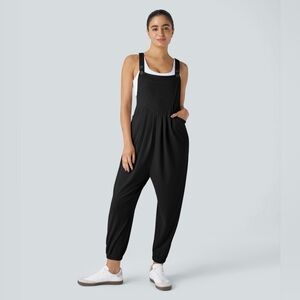 HALARA POCKETS WAFFLE CASUAL JOGGER OVERALLS BNWT